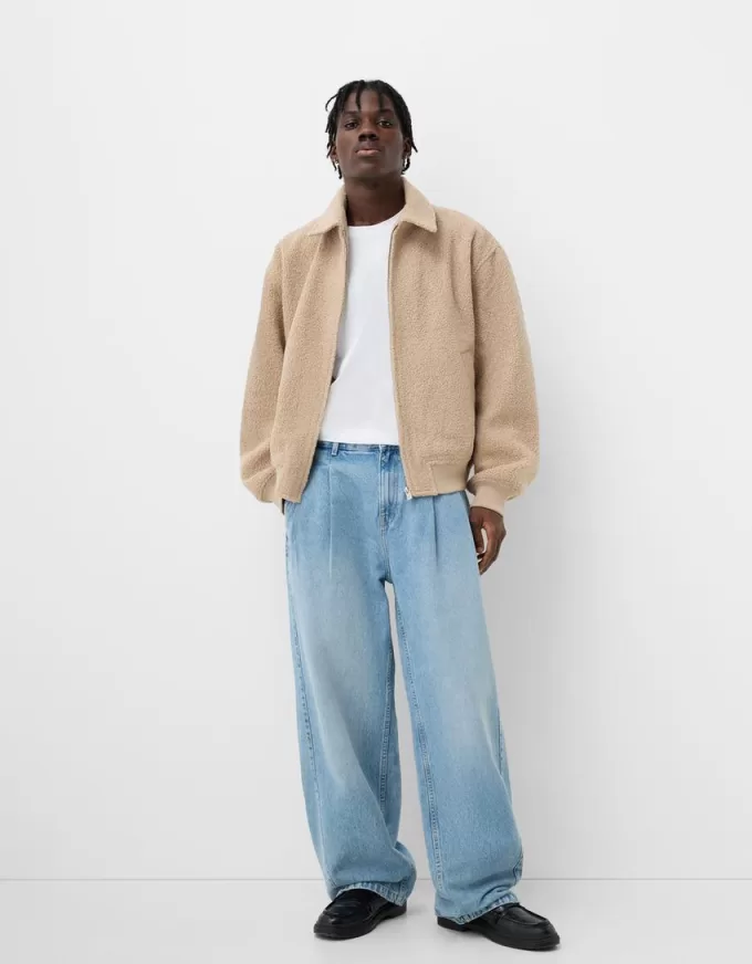 Faux shearling jacket