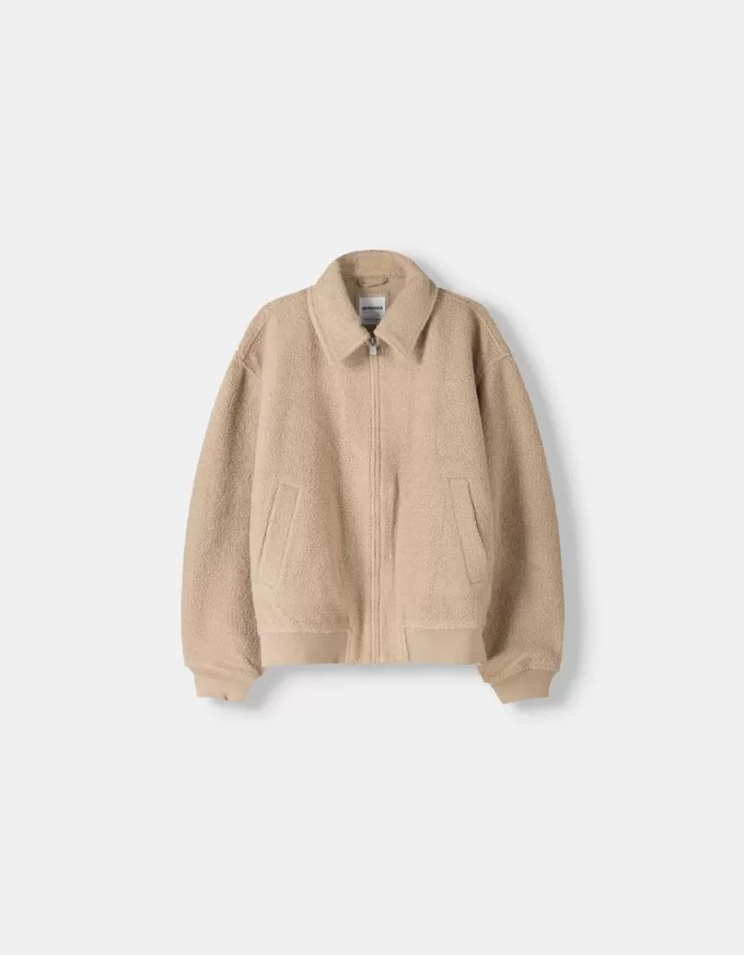 Faux shearling jacket