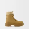 Faux shearling mountain boots Faux shearling mountain boots