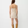 Fitted leather effect mini dress Fitted leather effect mini dress