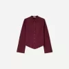 Fitted shirt with flared sleeves Fitted shirt with flared sleeves