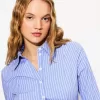 Fitted shirt with flared sleeves Fitted shirt with flared sleeves