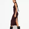 Fitted textured midi dress Fitted textured midi dress
