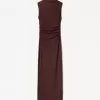 Fitted textured midi dress Fitted textured midi dress