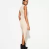 Fitted textured midi dress Fitted textured midi dress