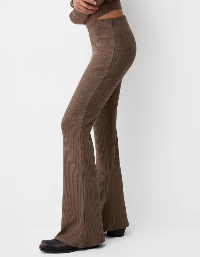 Flared ribbed culottes Flared ribbed culottes