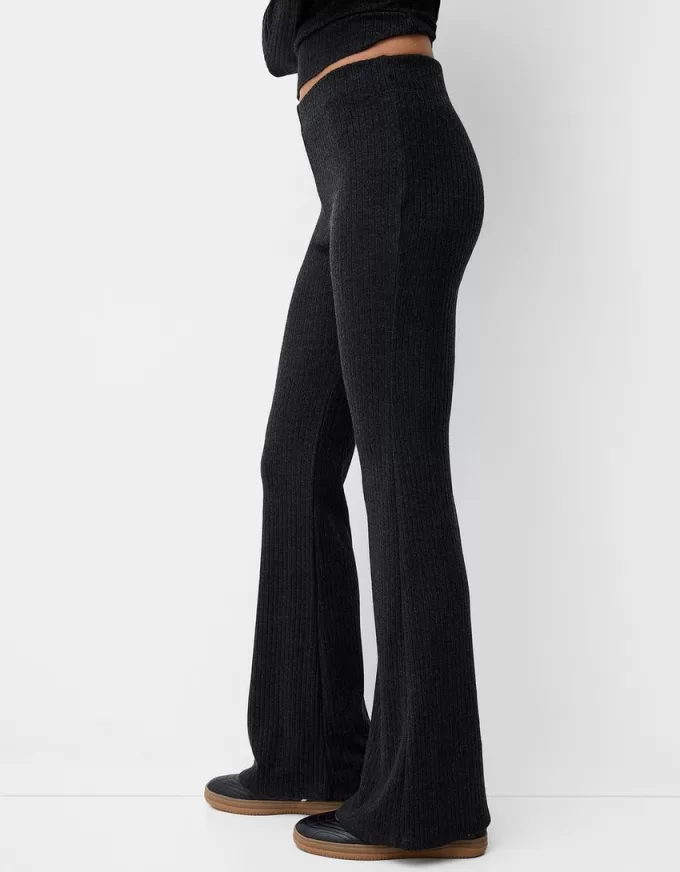 Flared ribbed culottes Flared ribbed culottes