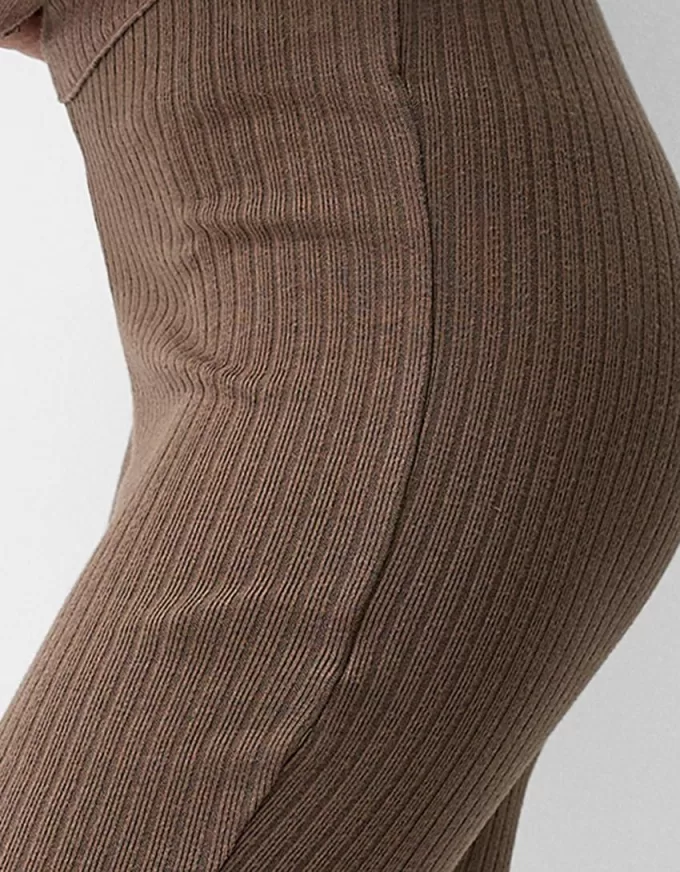 Flared ribbed culottes Flared ribbed culottes