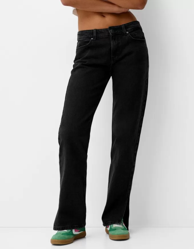 Flared split-hem jeans Flared split-hem jeans