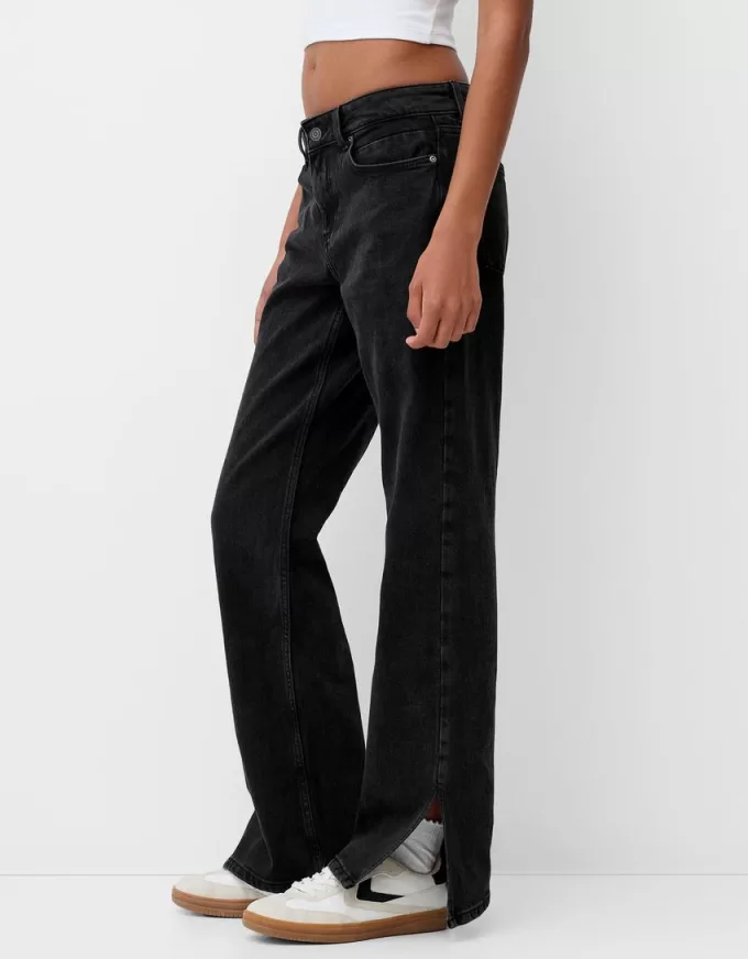 Flared split-hem jeans Flared split-hem jeans