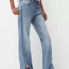 Flared split-hem jeans Flared split-hem jeans
