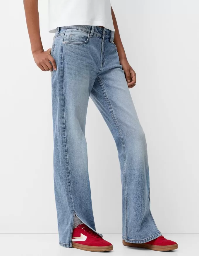 Flared split-hem jeans Flared split-hem jeans