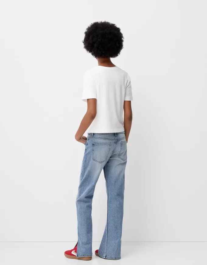 Flared split-hem jeans Flared split-hem jeans