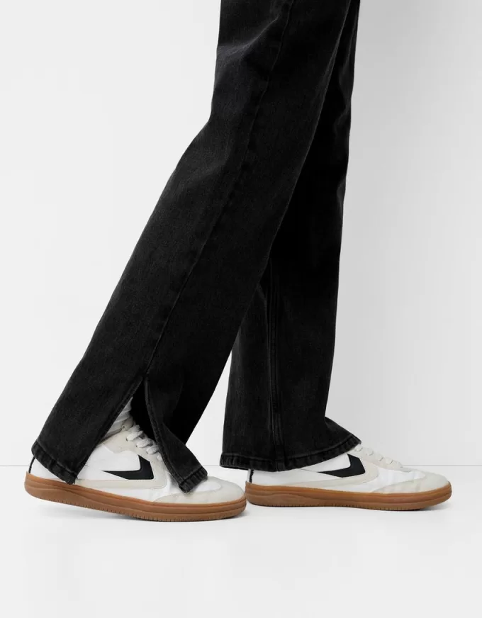 Flared split-hem jeans Flared split-hem jeans