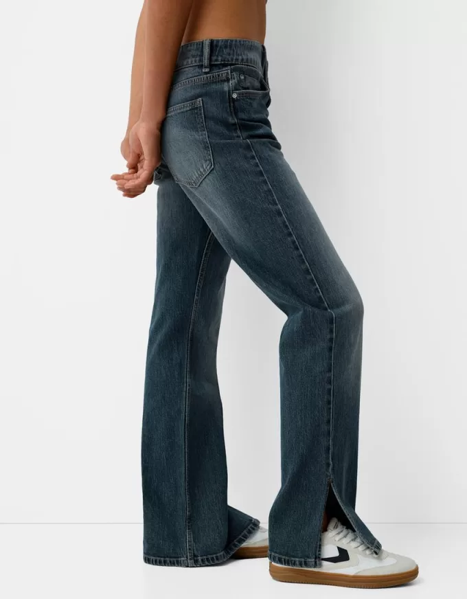 Flared split-hem jeans Flared split-hem jeans