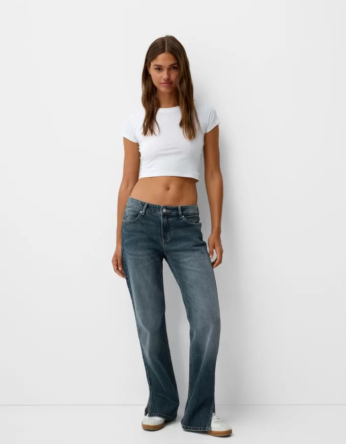 Flared split-hem jeans Flared split-hem jeans