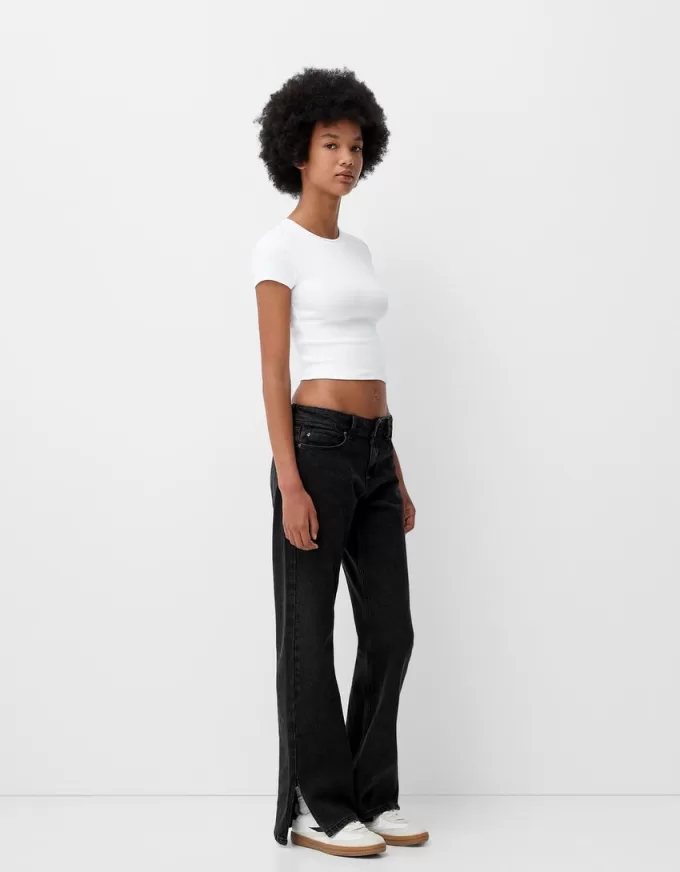 Flared split-hem jeans Flared split-hem jeans