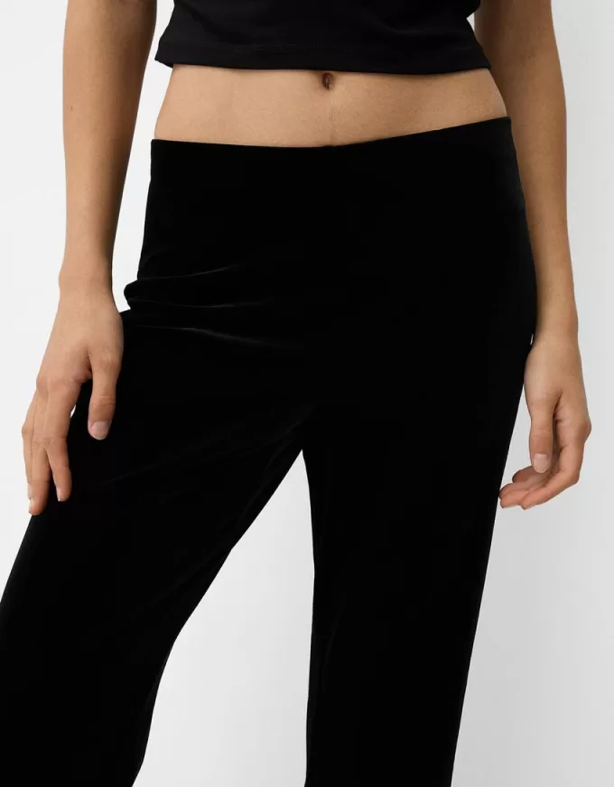 Flared velvet pants Flared velvet pants