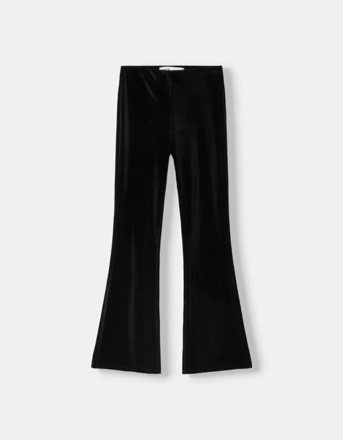 Flared velvet pants Flared velvet pants