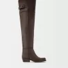 Flat over-the-knee boots Flat over-the-knee boots