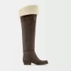 Flat over-the-knee boots Flat over-the-knee boots