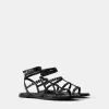 Flat sandals with ring details Flat sandals with ring details