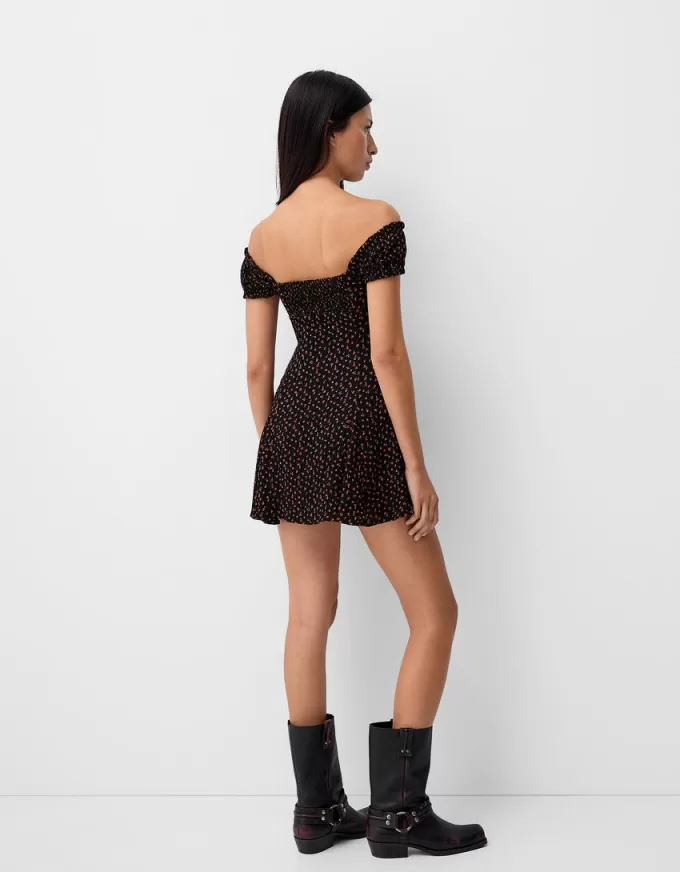 Floral print mini dress Floral print mini dress