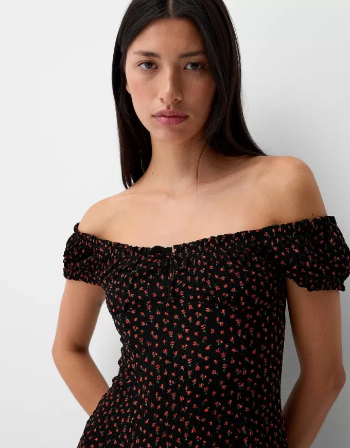 Floral print mini dress Floral print mini dress