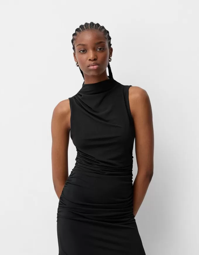 Gathered midi dress Gathered midi dress