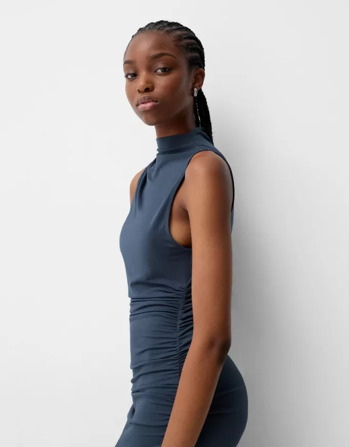 Gathered midi dress Gathered midi dress
