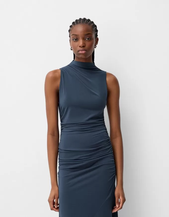 Gathered midi dress Gathered midi dress
