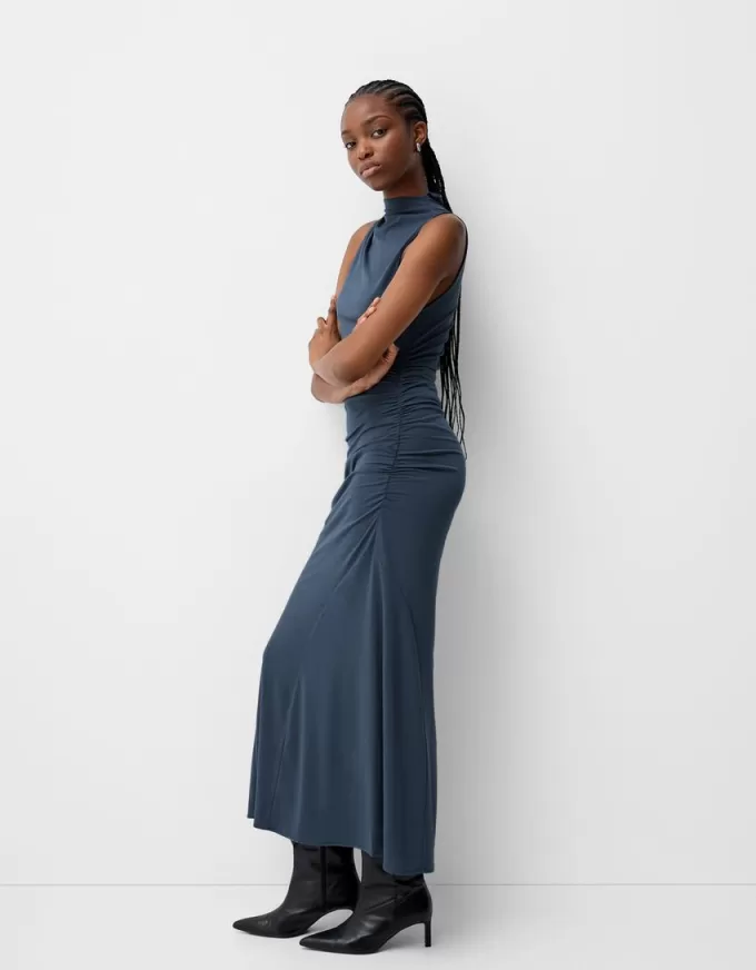 Gathered midi dress Gathered midi dress
