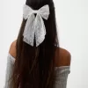 Hair clip with bow Hair clip with bow