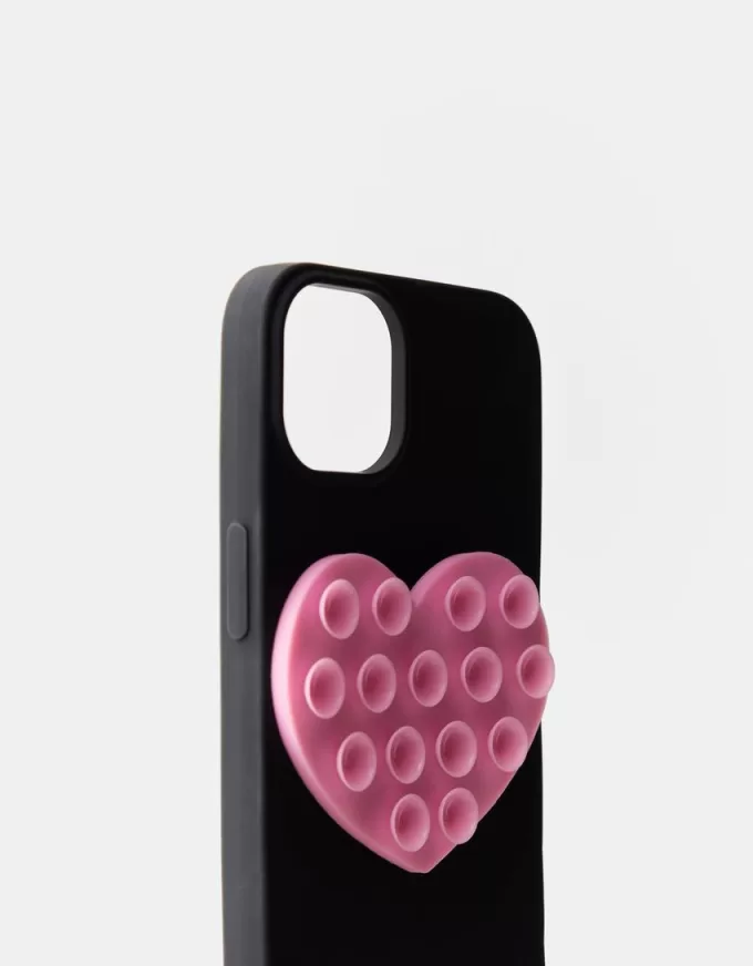 Heart suction cup cell phone case Heart suction cup cell phone case