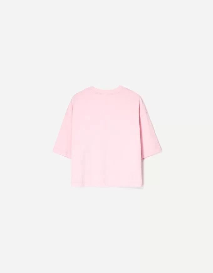 Heavy cotton boxy fit short sleeve T-shirt