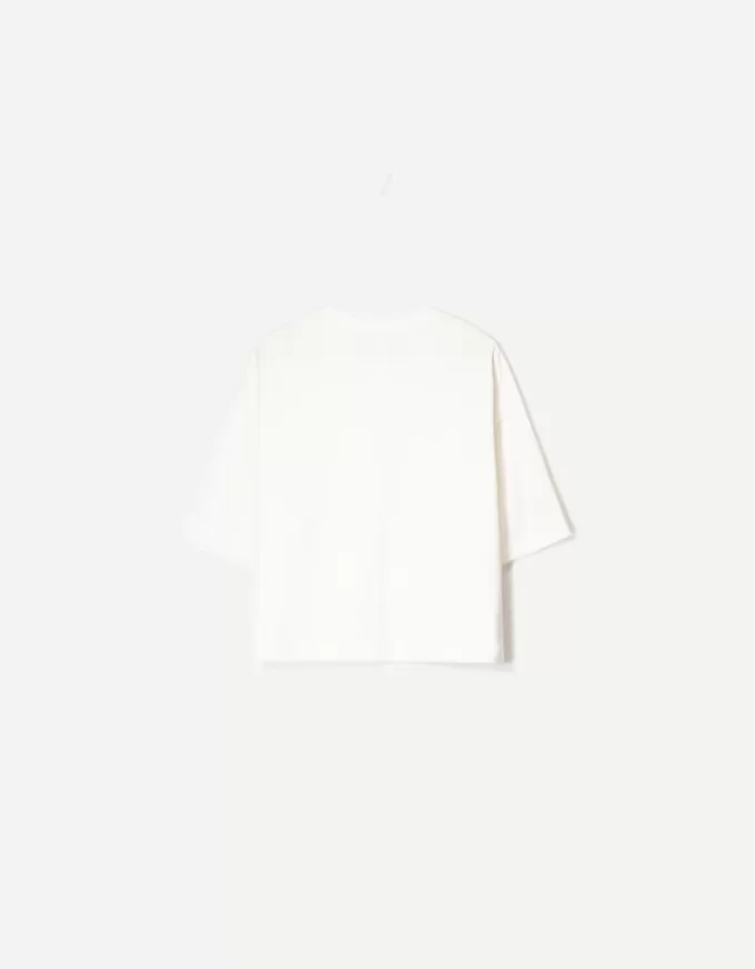 Heavy cotton boxy fit short sleeve T-shirt