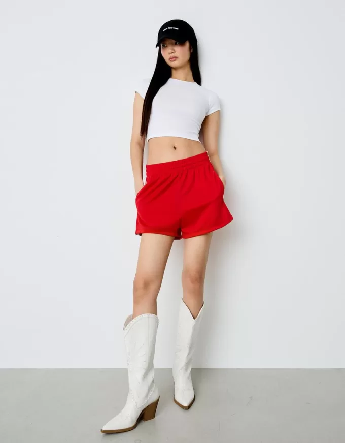 High-heel cowboy boots with studded detail High-heel cowboy boots with studded detail