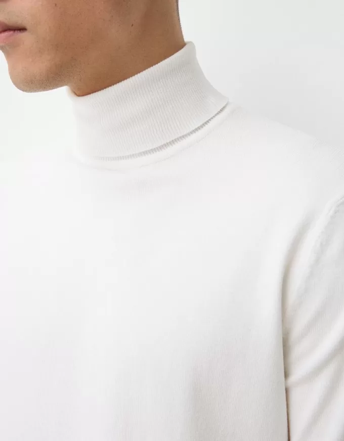 High neck knit sweater High neck knit sweater