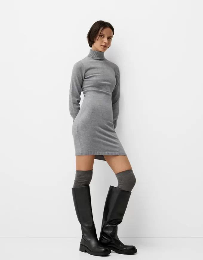 High neck mini dress High neck mini dress