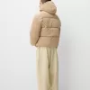 Hooded corduroy puffer jacket Hooded corduroy puffer jacket