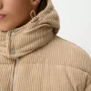 Hooded corduroy puffer jacket Hooded corduroy puffer jacket