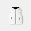 Hooded puffer vest