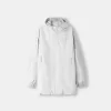 Hooded technical coat