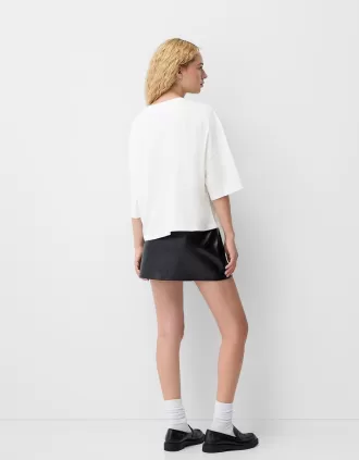 I Love New York mid-length sleeve T-shirt