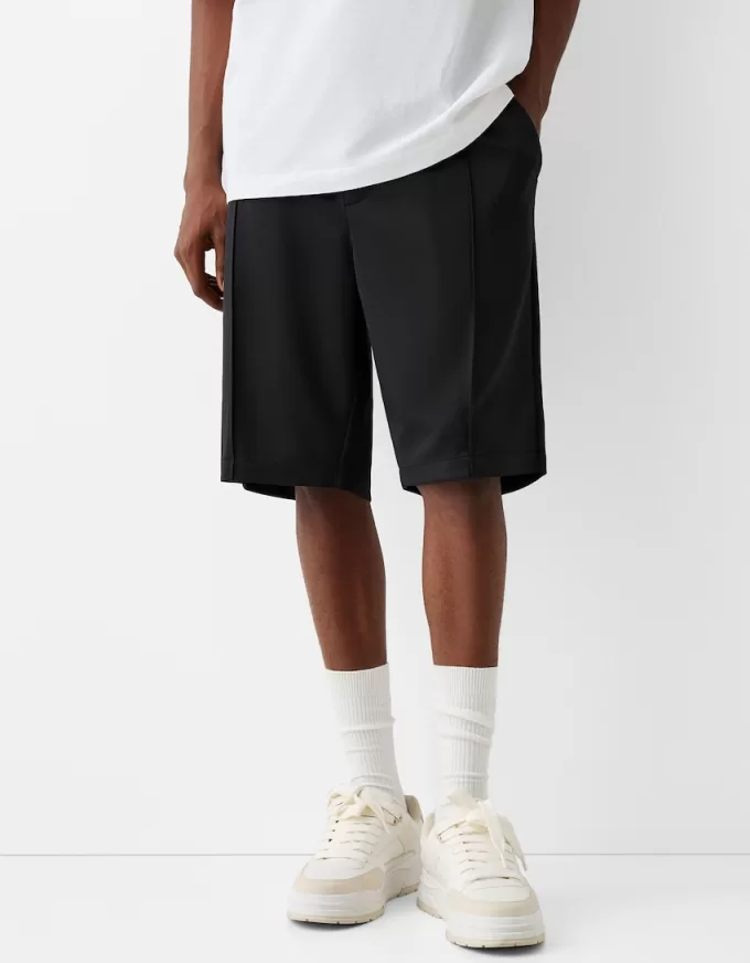 Interlock jogger Bermuda shorts