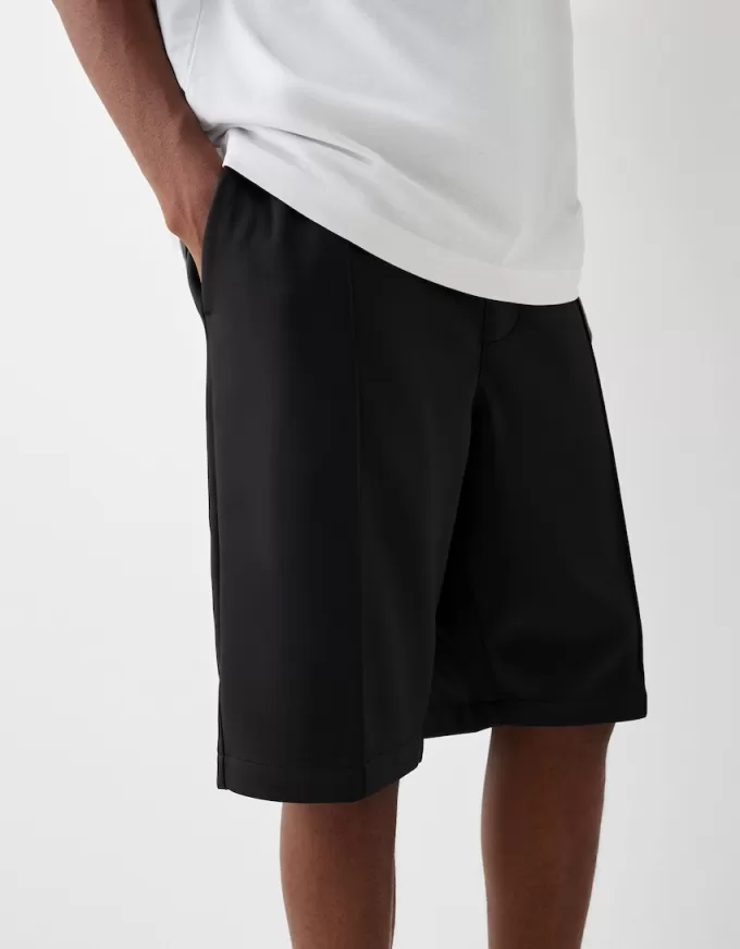 Interlock jogger Bermuda shorts