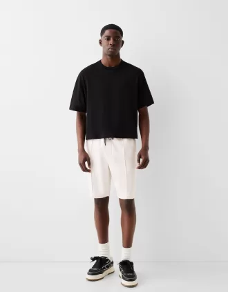 Interlock jogger Bermuda shorts
