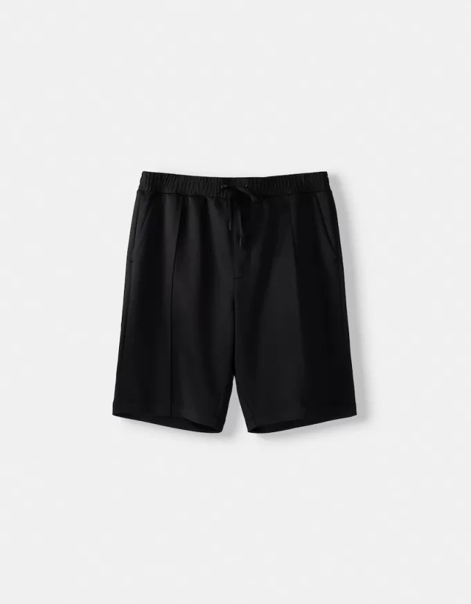 Interlock jogger Bermuda shorts
