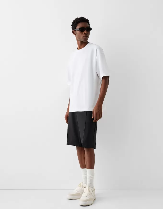 Interlock jogger Bermuda shorts