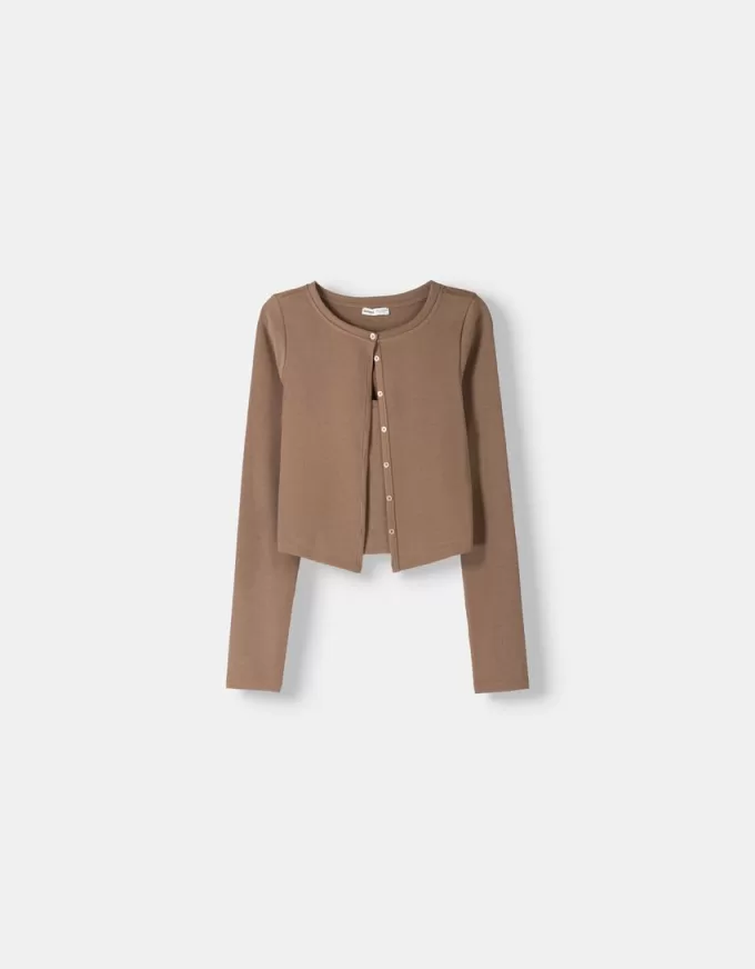 Jacket with top and buttons Jacket with top and buttons